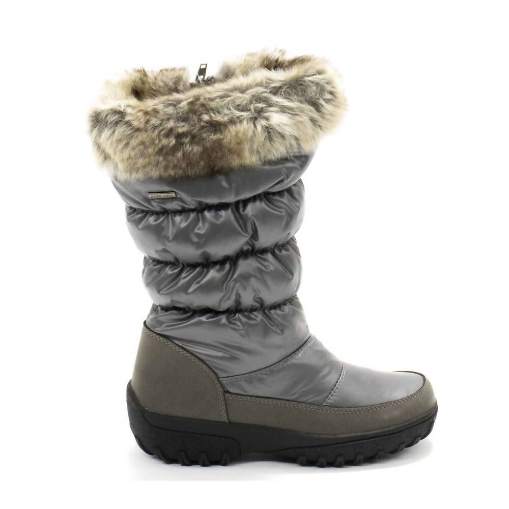 NEW SPRING STEP SHOES women's vanish snow boot in silver